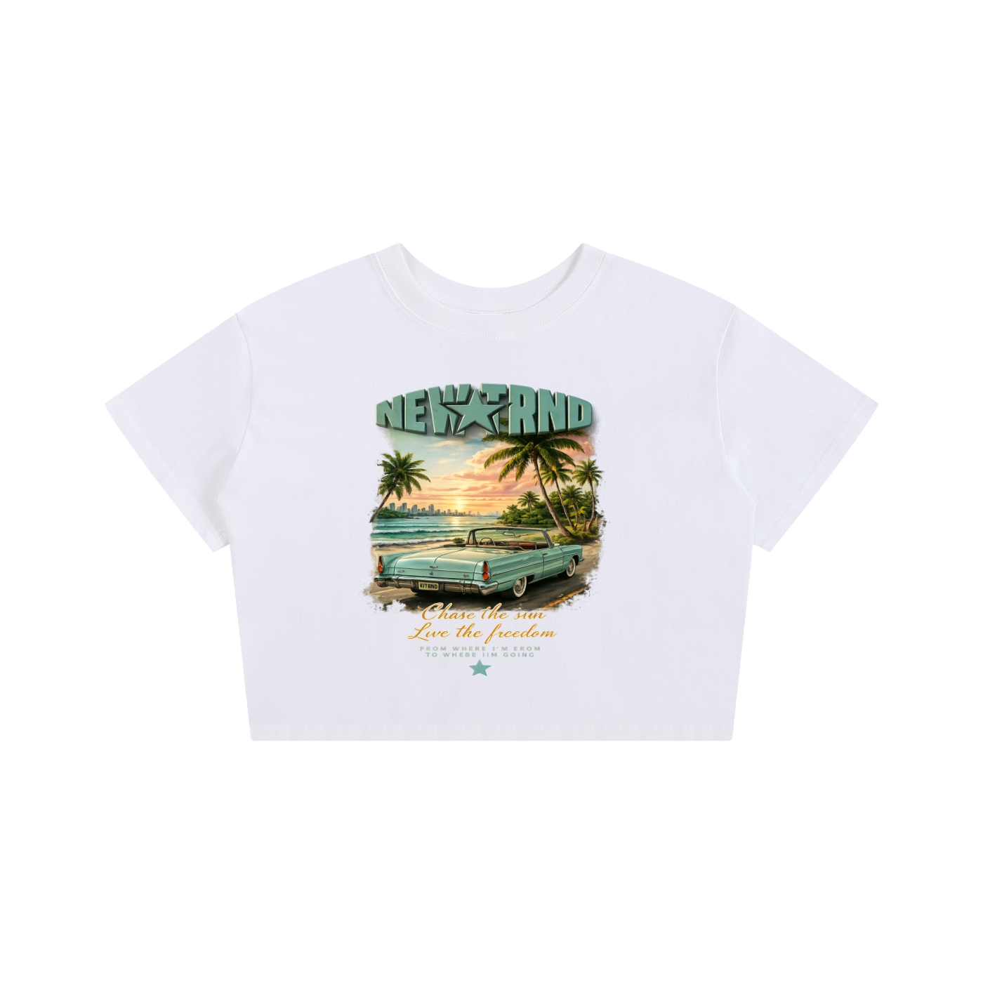 TRNDING Baby Tee Seamless T-Shirt - 200 GSM