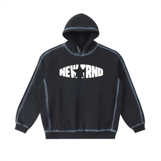 Sunfaded Edge Fleece Hoodie Black