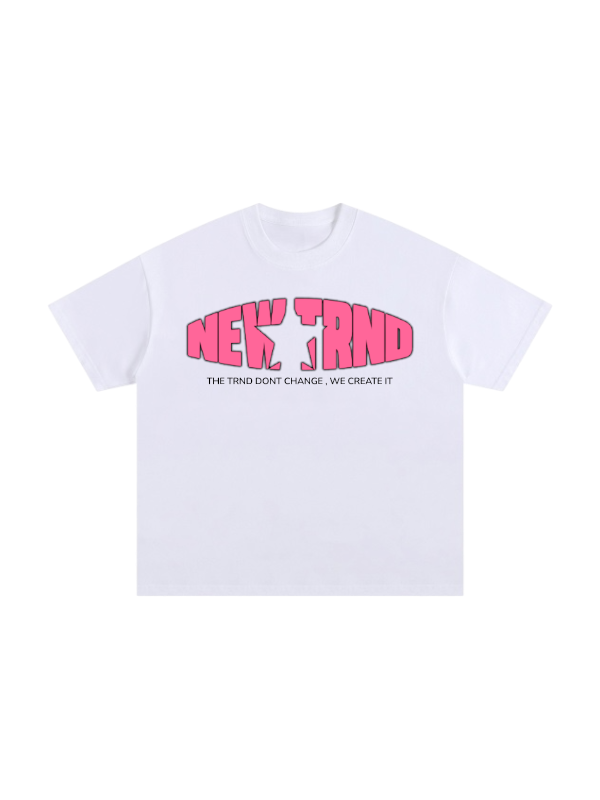 NEWTRND STAR LOGO TEE White T Shirt 2026