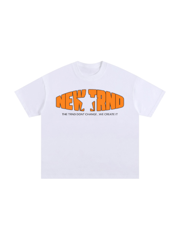 NEWTRND STAR LOGO TEE White T Shirt 2026