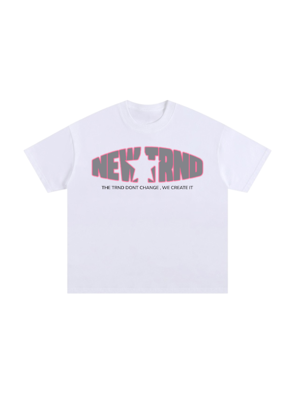 NEWTRND STAR LOGO TEE White T Shirt 2026