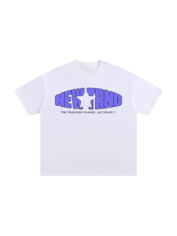 NEWTRND STAR LOGO TEE White T Shirt 2026