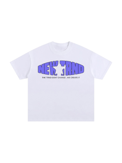 NEWTRND STAR LOGO TEE White T Shirt 2026