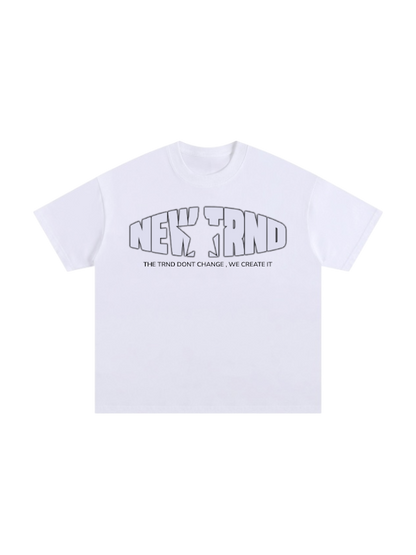 NEWTRND STAR LOGO TEE White T Shirt 2026