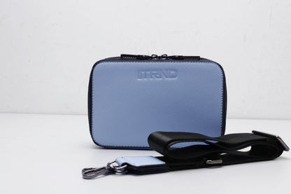 NewTrnd Leather Bag|Sky Blue